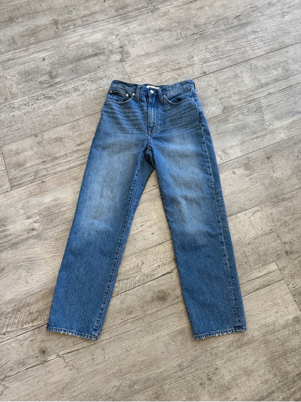 Madewell The Perfect Vintage Straight Jeans Sz 26 - Picture 2 of 11